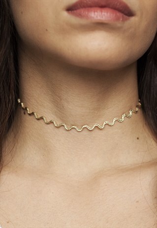 GOLD WAVE CHOKER