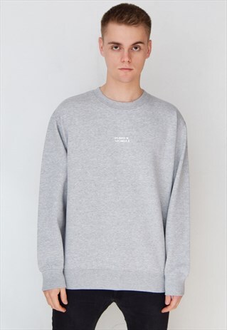 GREY COORDINATES (WHITE) SWEATSHIRT