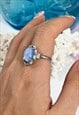 1970'S BLUE STONE RING