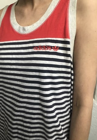 VINTAGE 90' OLDSCHOOL COOL UNISEX GREY ADIDAS TOP