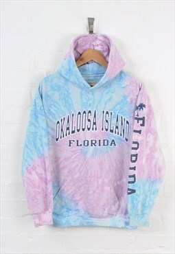Vintage Okaloosa Island Florida Tie Dye Hoodie Small