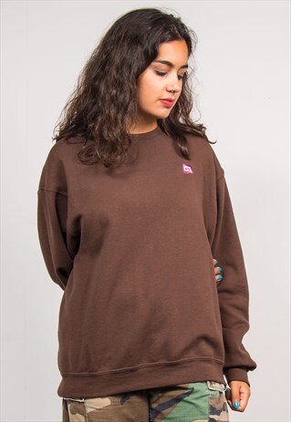 90'S VINTAGE BROWN DUNKIN DONUTS SWEATER JUMPER