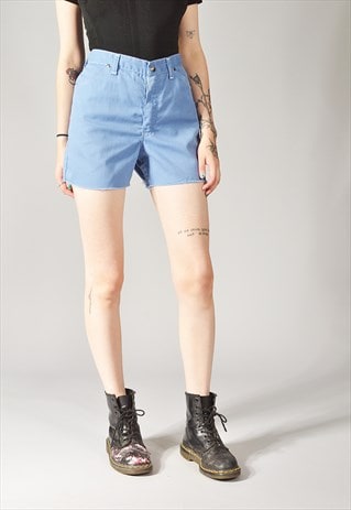 VINTAGE WRANGLER DENIM SHORTS BLUE
