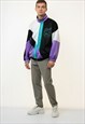 90S VINTAGE OLDSCHOOL  NONAME ABSTRACT TRACK JACKET 18794