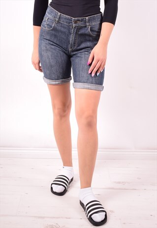 LEVI'S WOMENS VINTAGE DENIM SHORTS W30 BLUE 90S