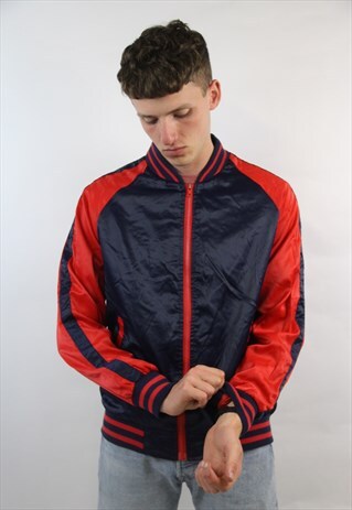 VINTAGE 90'S PATTERNED BOMBER JACKET