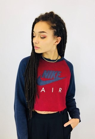 VINTAGE NIKE AIR CROPPED SWEATSHIRT