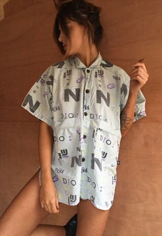 OVERSIZED RETRO 90S 80S VINTAGE UNISEX FESTIVAL SHIRT