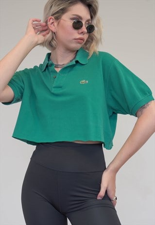 polo shirt croptop