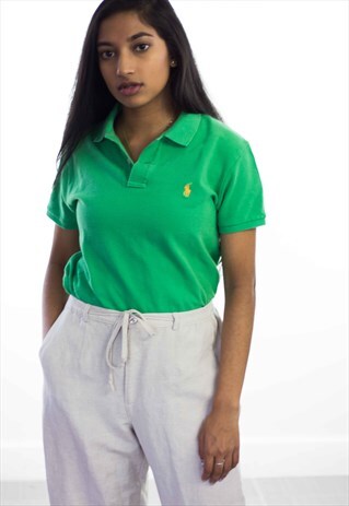 VINTAGE POLO RALPH LAUREN LOGO SHIRT 90S M 7