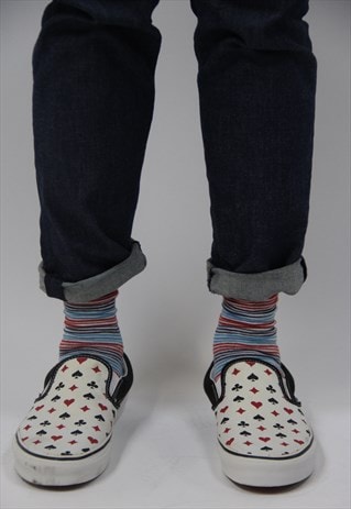 VINTAGE VANS SLIP-ON TRAINERS