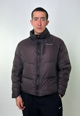 Dark Grey 90s Polo Ralph Lauren Puffer Jacket Coat