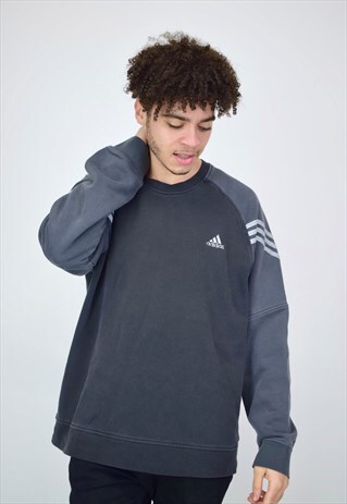 VINTAGE 90'S GREY ADIDAS SWEATSHIRT
