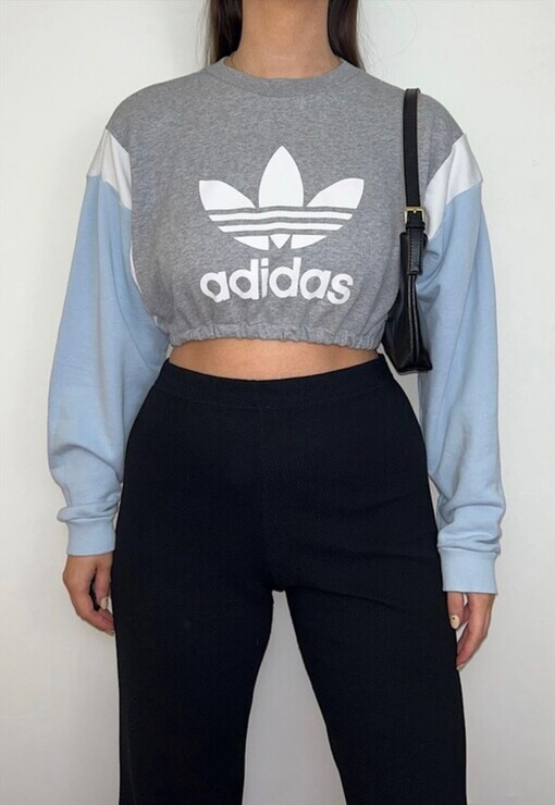 adidas crop top vintage