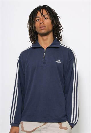 VINTAGE ADIDAS 1/4 ZIP SWEATSHIRT