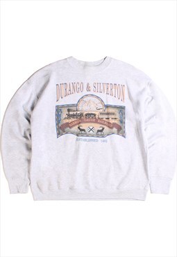 Vintage  Fruit of the Loom Sweatshirt Durango & Silverstone