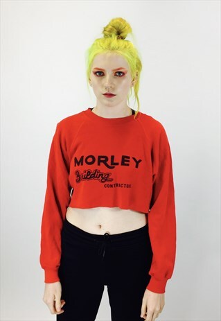 SUPER CUTE VINTAGE 90S CROPPED SWEATSHIRT