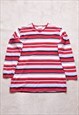 Women's Vintage 90s Next Red Striped Top