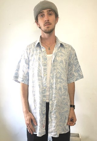 VINTAGE PRINT HAWAIIAN SHIRT