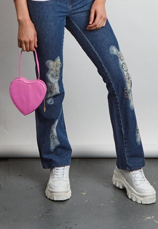 VINTAGE 90'S MOSCHINO BUBBLE GUM PINK HEART BAG