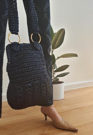 60S WOVEN HANDBAG