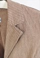 VINTAGE 00S STRIPED SUIT JACKET AND TROUSERS