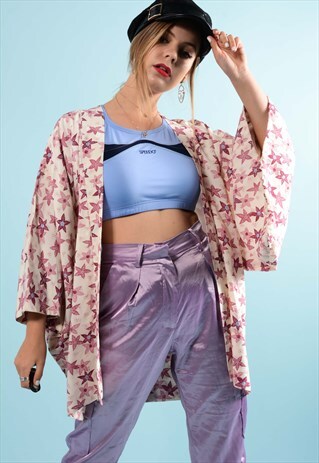VINTAGE FLORAL KIMONO