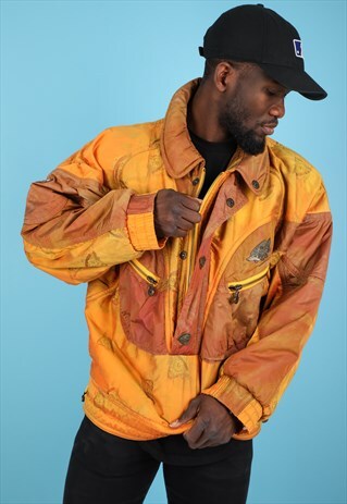 VINTAGE PATTERNED SKI JACKET NJ82