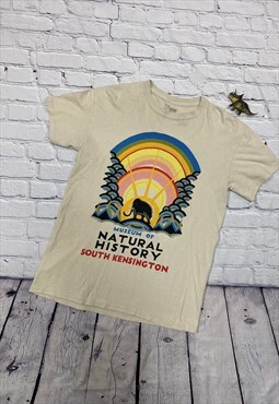 Beige National History Museum Tshirt Size M