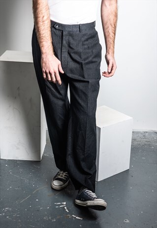 VINTAGE TROUSERS IN DARK GREY