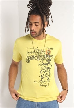 Vintage Billabong Y2K T-Shirt Yellow
