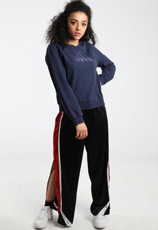 90S ADIDAS EMBROIDERED LOGO SWEATSHIRT