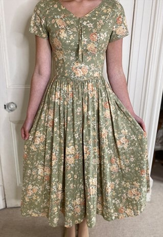 LAURA ASHLEY FLOWER DRESS