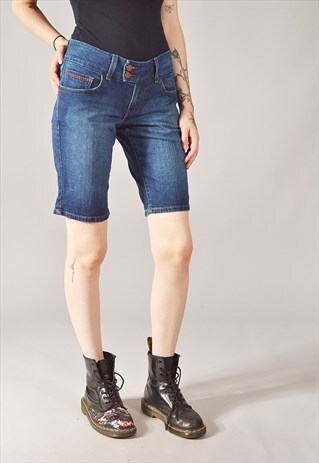VINTAGE LEVI'S DENIM SHORTS DARK BLUE