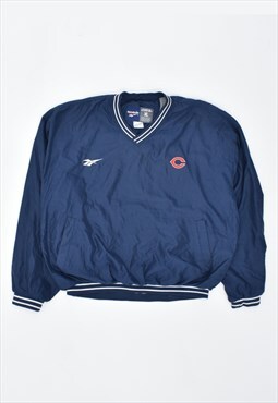 Vintage 90's Reebok Pullover Jacket Blue