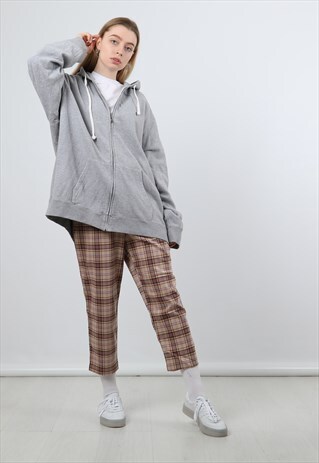 RALPH LAUREN GREY MEDIUM ZIPPED HOODIE