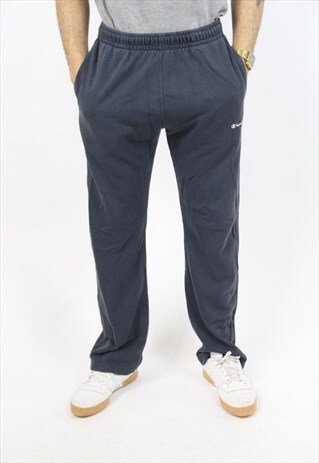 VINTAGE CHAMPION NAVY TRACKSUIT BOTTOMS