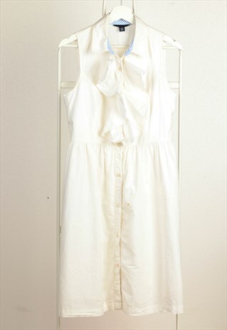 VINTAGE TOMMY HILFIGER SUMMER COTTON DRESS WHITE