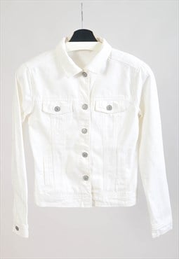 Vintage 00s white denim jacket