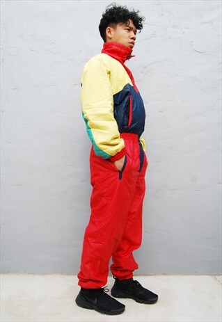 CRAZY PUFFER SKI SUIT/JUMPSUIT (1990'S)
