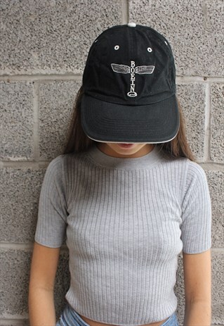BLACK BOEING CAP