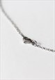 EYE COIN CHAIN NECKLACE FOR MEN SILVER CIRCLE PENDANT GIFT