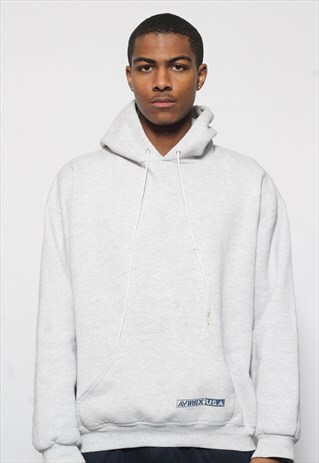 VINTAGE AIREX USA HOODIE GREY