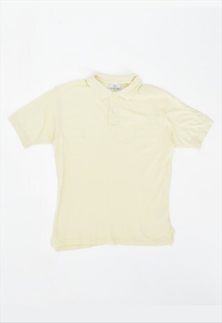 VINTAGE 90'S VALENTINO POLO SHIRT YELLOW