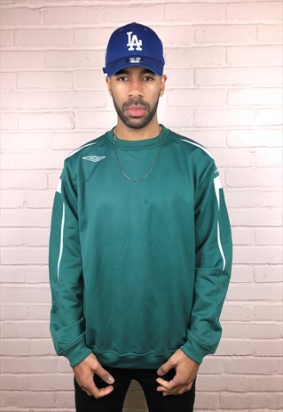 green umbro sweatshirt