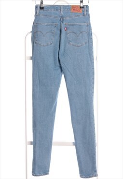 Vintage Levis 90's Light Wash Skinny Leg Denim Jeans 26 Blue