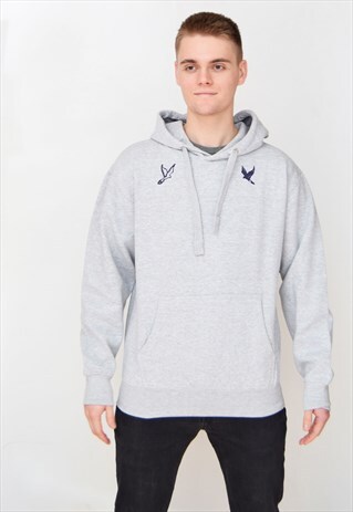 GREY GE BIRDS (NAVY) HOODIE