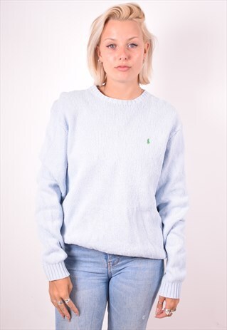 POLO RALPH LAUREN WOMENS VINTAGE JUMPER SWEATER LARGE 90S