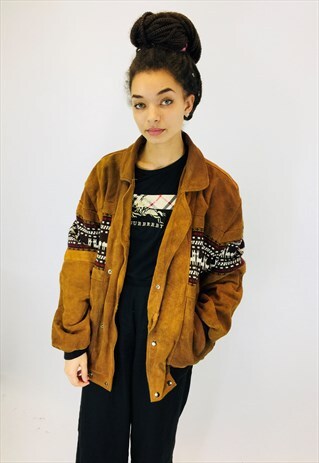 VINTAGE SUEDE OVERSIZED JACKET