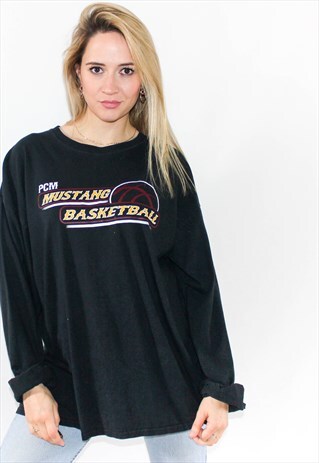 VINTAGE 90'S OVERSIZED LONG SLEEVE T-SHIRT JUMPER